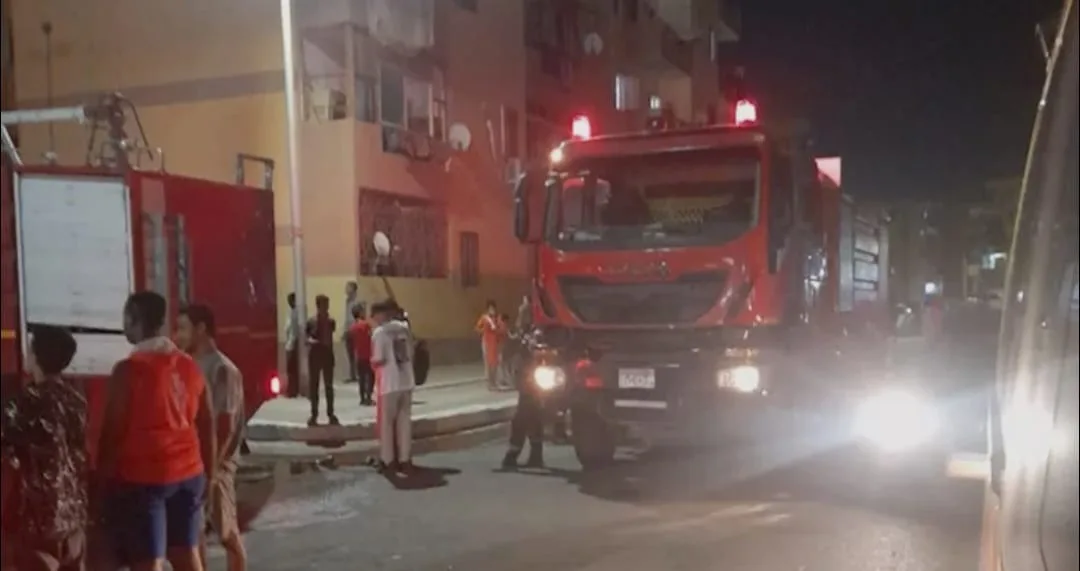 حريق في منزل بإمزورن يُشتبه أن شاحن هاتف سببه