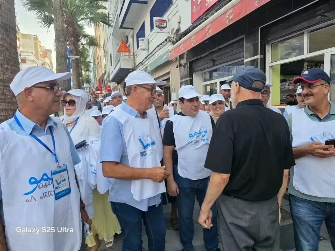 محمد بودرا يواصل حملته الانتخابية بمدينة الحسيمة