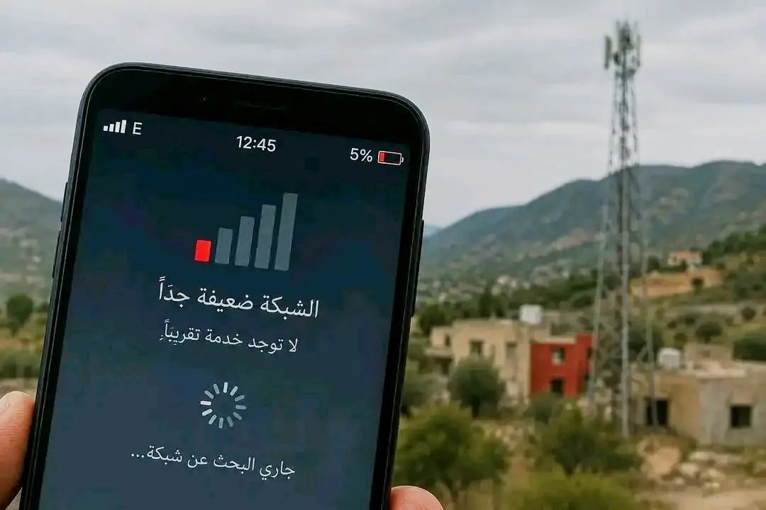 ضعف شبكة الاتصالات يعقّد تواصل سكان دواوير الحسيمة خلال الفيضانات