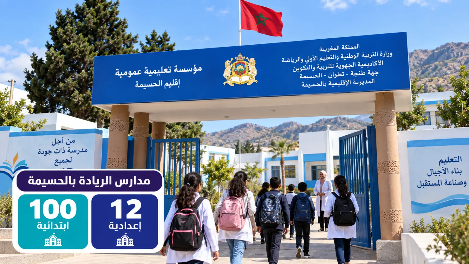 الحسيمة: 100 ابتدائية و12 إعدادية تنخرط في مدارس الريادة