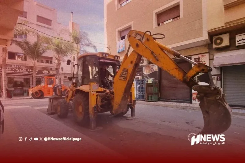 جدل في الناظور حول حفر طرق جديدة بعد التزفيت