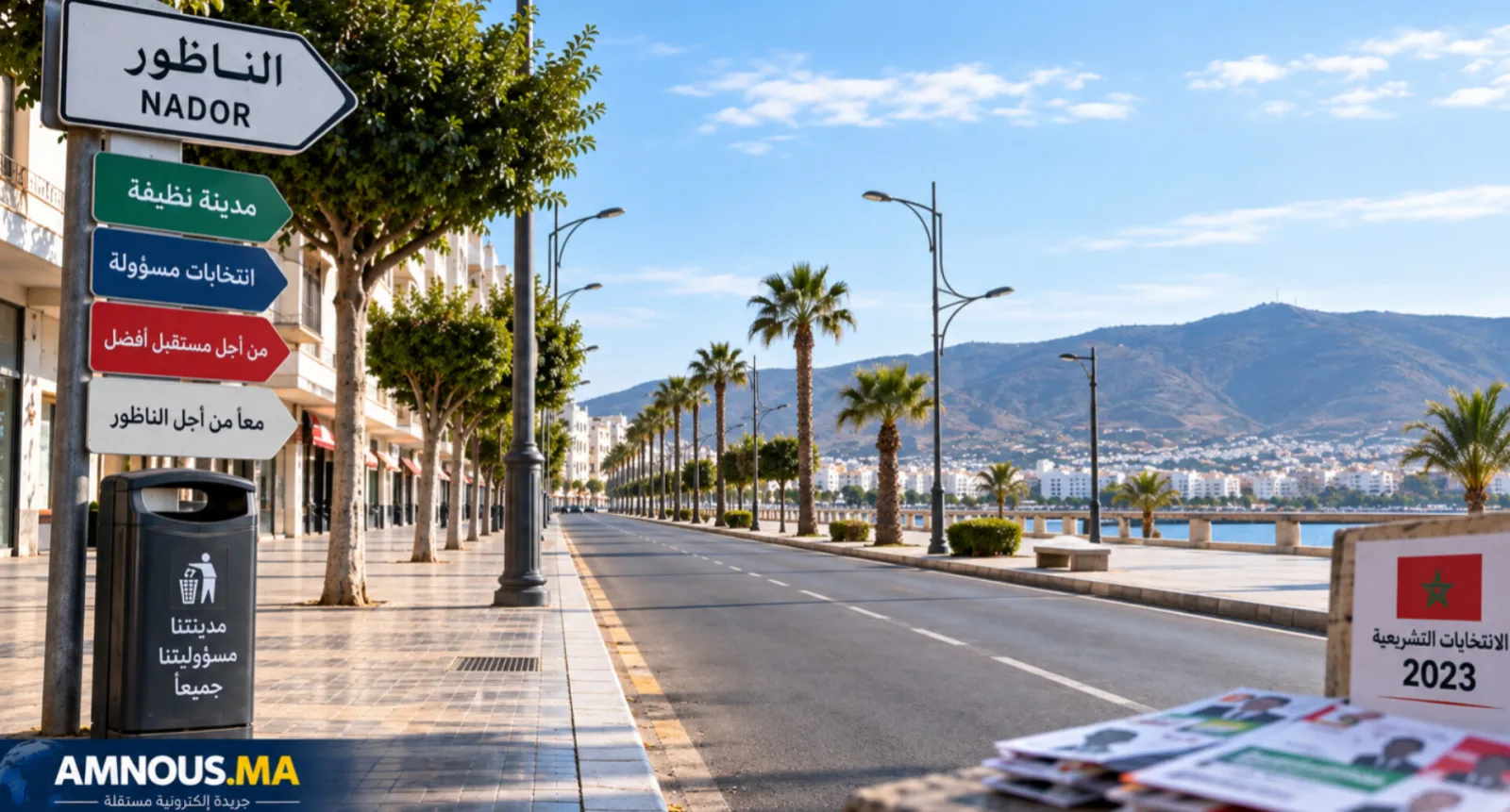 Nador: Straßen ohne Wahlplakate am dritten Tag