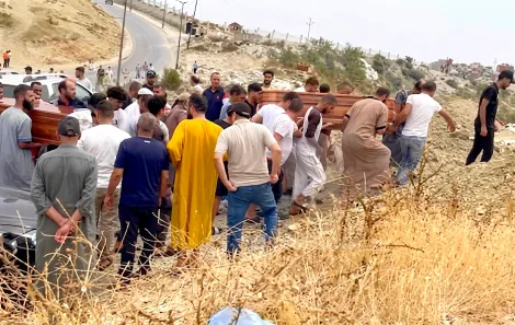 جنازة أم وابنتها ضحيتي حادث ميناء الجزيرة الخضراء بطنجة