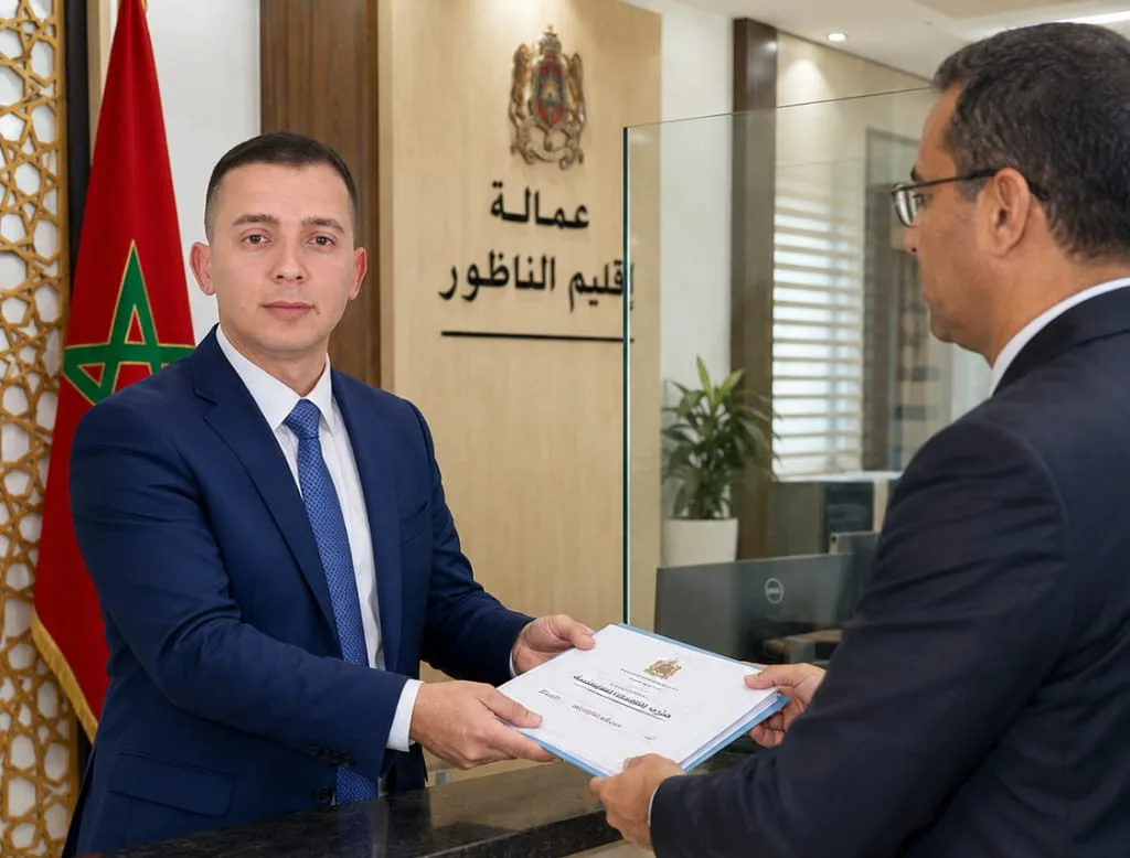 مروان القراشي يودع ترشيحه للانتخابات التشريعية بالناظور