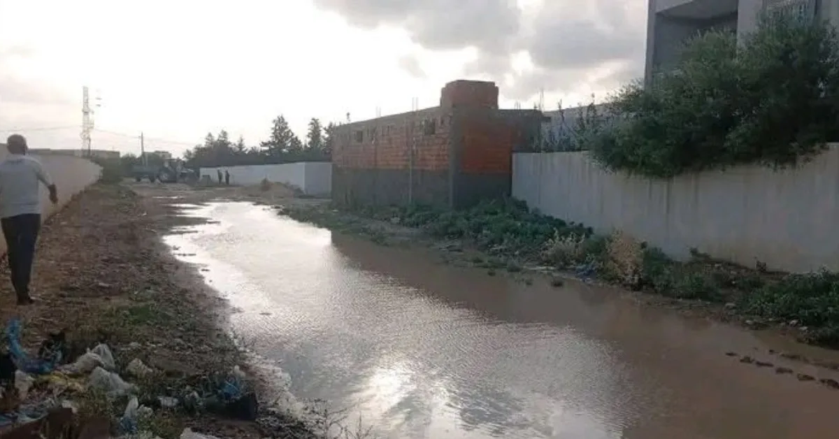 Fortes pluies à la délégation tunisienne de Nador et interventions d'urgence